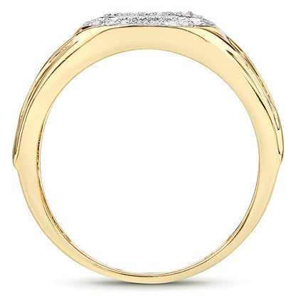 0.24 Carat Genuine White Diamond .925 Sterling Silver Ring by Bids.com