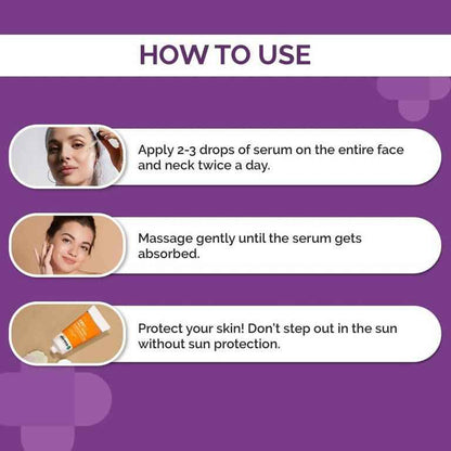 The Derma Co 2% Alpha Arbutin Face Serum For Dark Spots &amp; Uneven Skin Tone