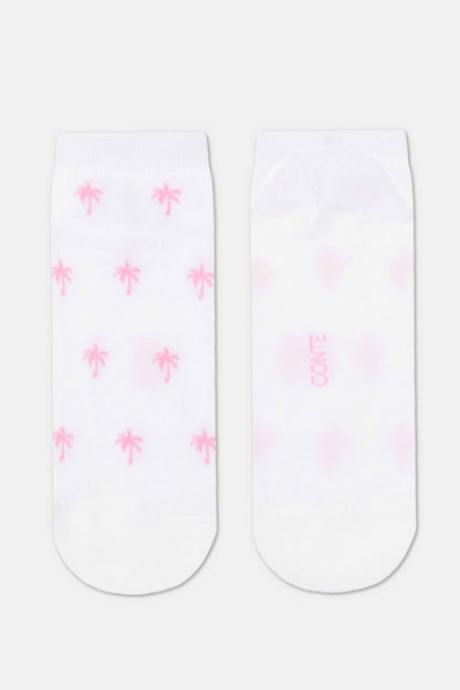 Cotton Ankle Socks Conte Active - 589 Palm Trees