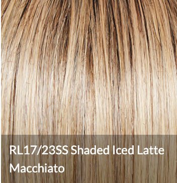 Raquel Welch Sheer Luxury Collection Feature Length Long Layered Wig, Luxlite Cap, Average, RL17/23SS Iced Latte Macchiato