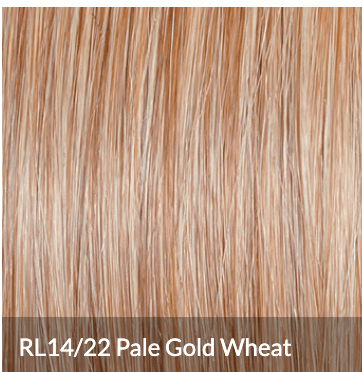 Raquel Welch Sheer Luxury Collection, Showrunner Mid-Length Layered Wig with Feather Lite Fiber Luxlite Cap Ll, Average, RL14/22SS Wheat  DestGlow