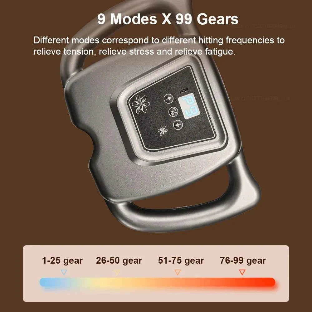 ThermaPulse™ Deep Tissue Massage Gun – Percussion &amp; Heat Therapy Device