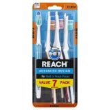 Reach Advanced Design Toothbrush, 7 Pc 