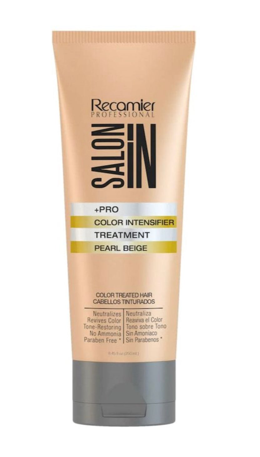 Recamier Salon In Pro Hair Color Intensifier Treatment, Pearl Beige, 8.45 oz 