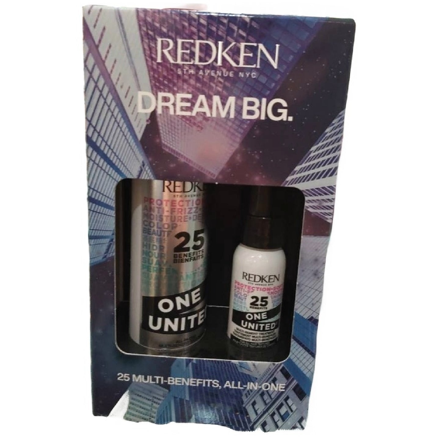 Redken One United Holiday Hair Gift Set (Full + Travel)