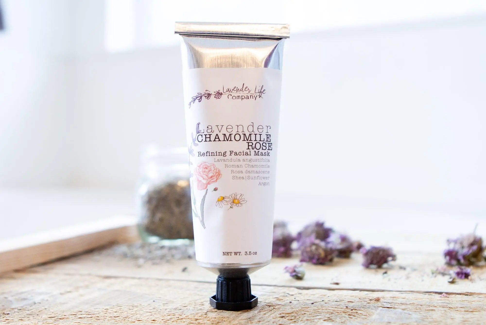 Refining Facial Mask with Lavender, Chamomile &amp; Rose by Lavender Life Company