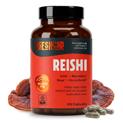 Reishi Mushroom Extract Capsules by FreshCap Mushrooms