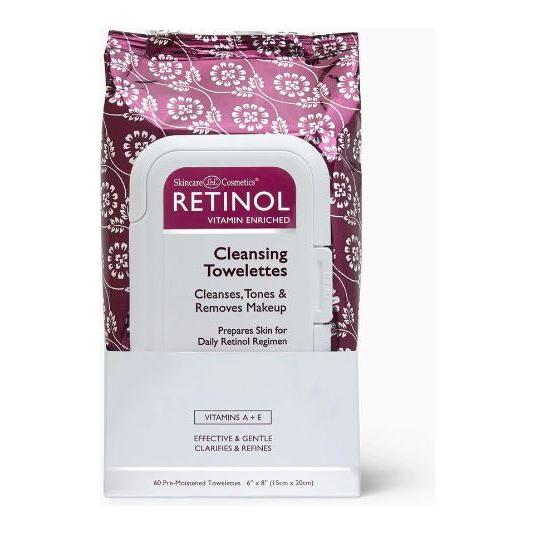 Retinol Anti-Aging Cleansing Towelettes 60 by Pasteur Pharmacy