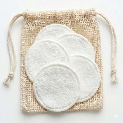 Reusable Facial Rounds Pads (5pcs) by BeNat