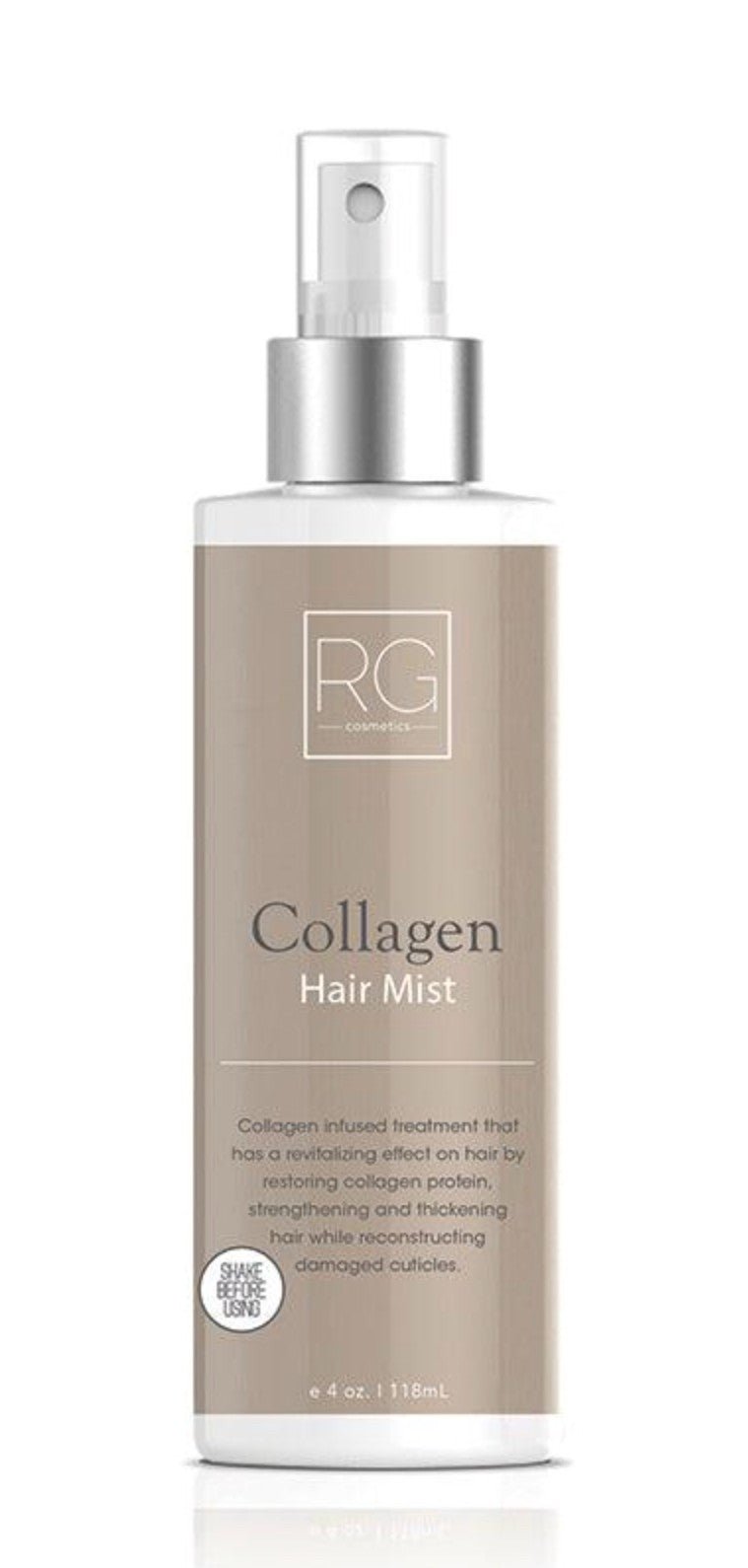 RG Cosmetics Collagen Hair Mist, 4 oz