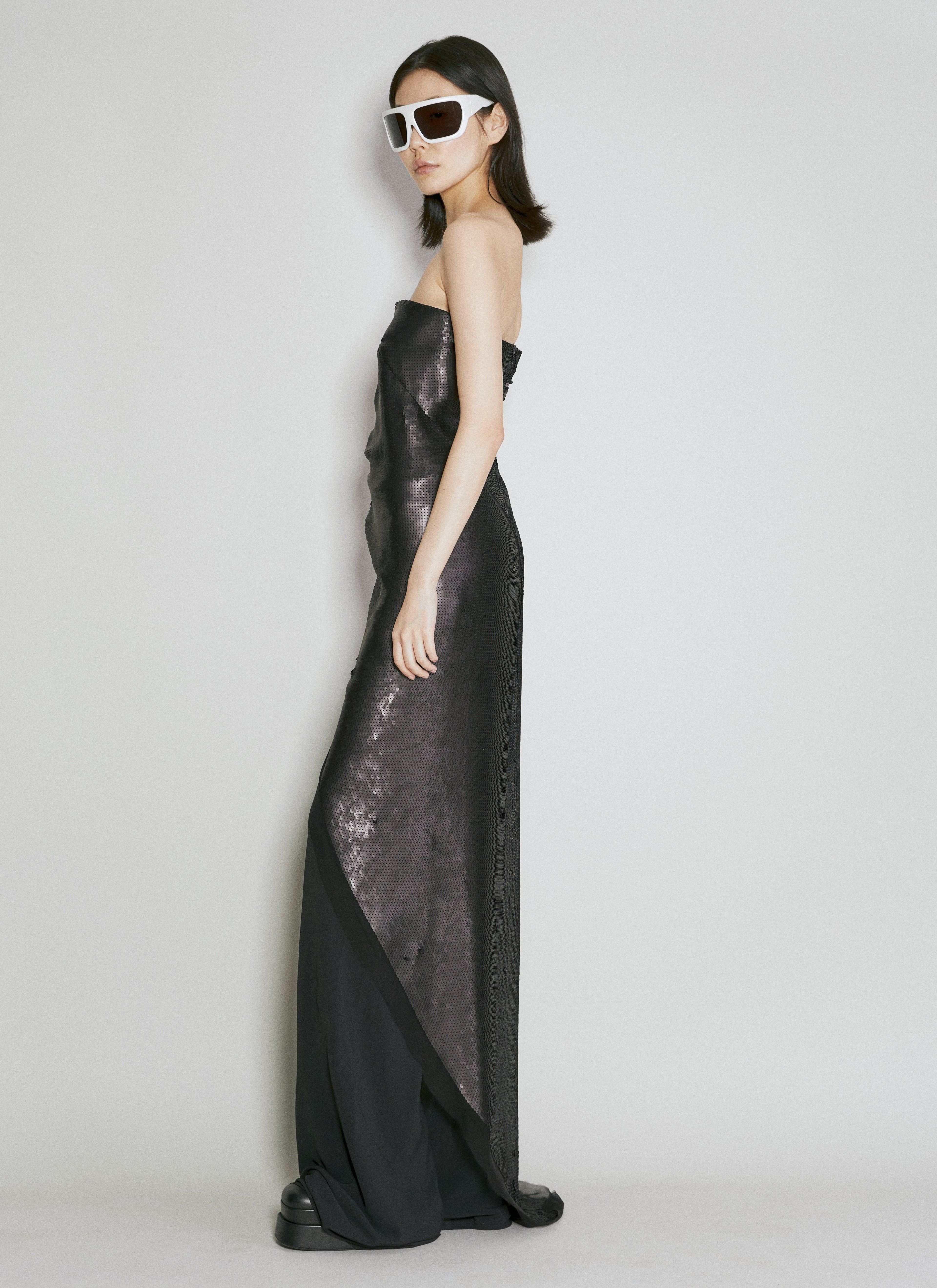 Rick Owens Women Long Sequin Top by Luosophy