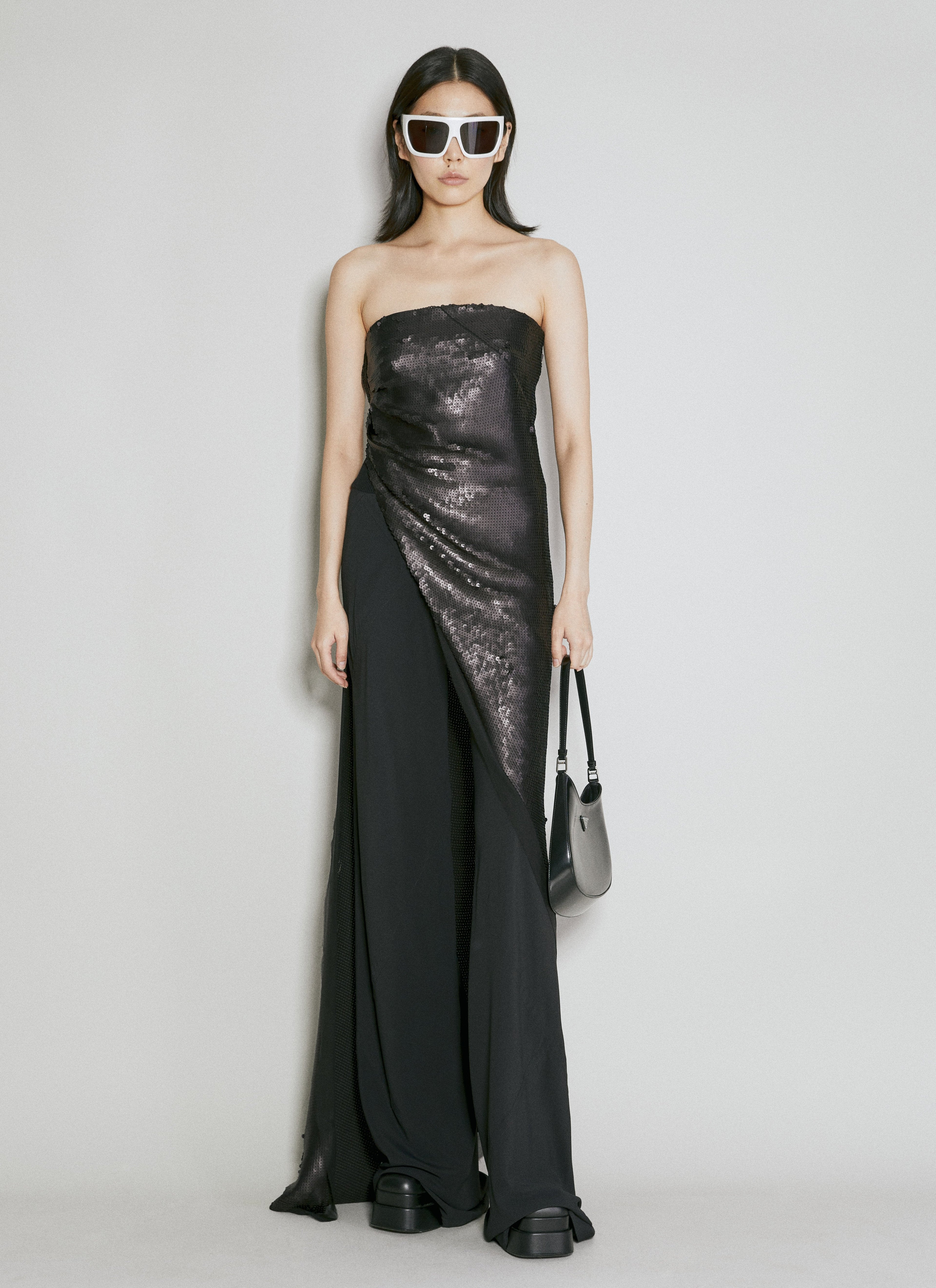Rick Owens Women Long Sequin Top by Luosophy