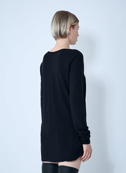 Rick Owens Women Hiked Long Sleeve Top by Luosophy