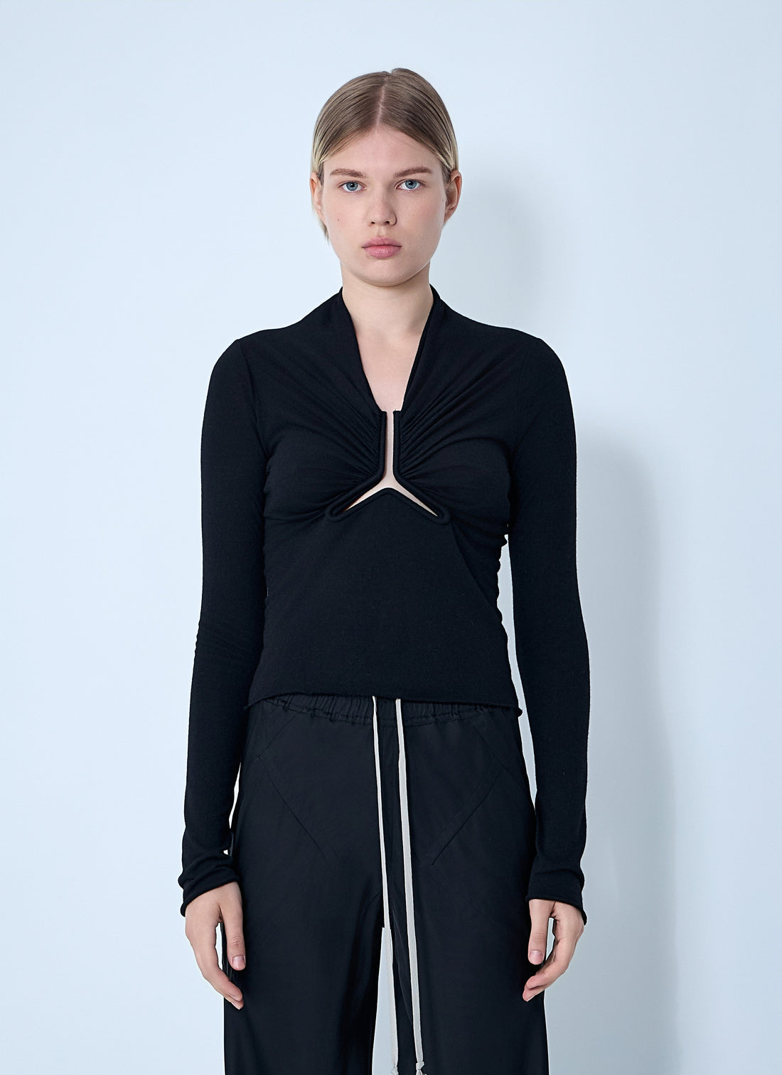 Rick Owens Women Allanah Long Sleeve Top by Luosophy