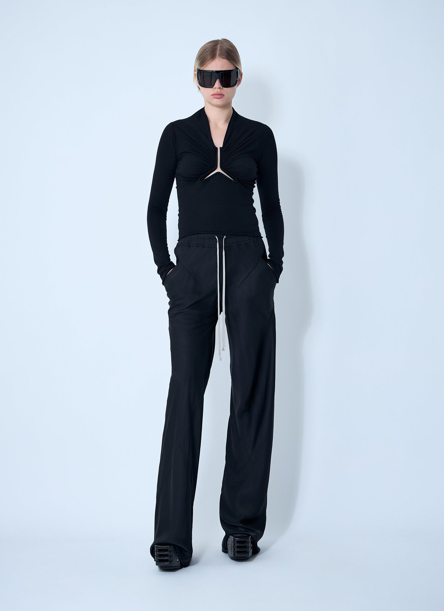 Rick Owens Women Allanah Long Sleeve Top by Luosophy