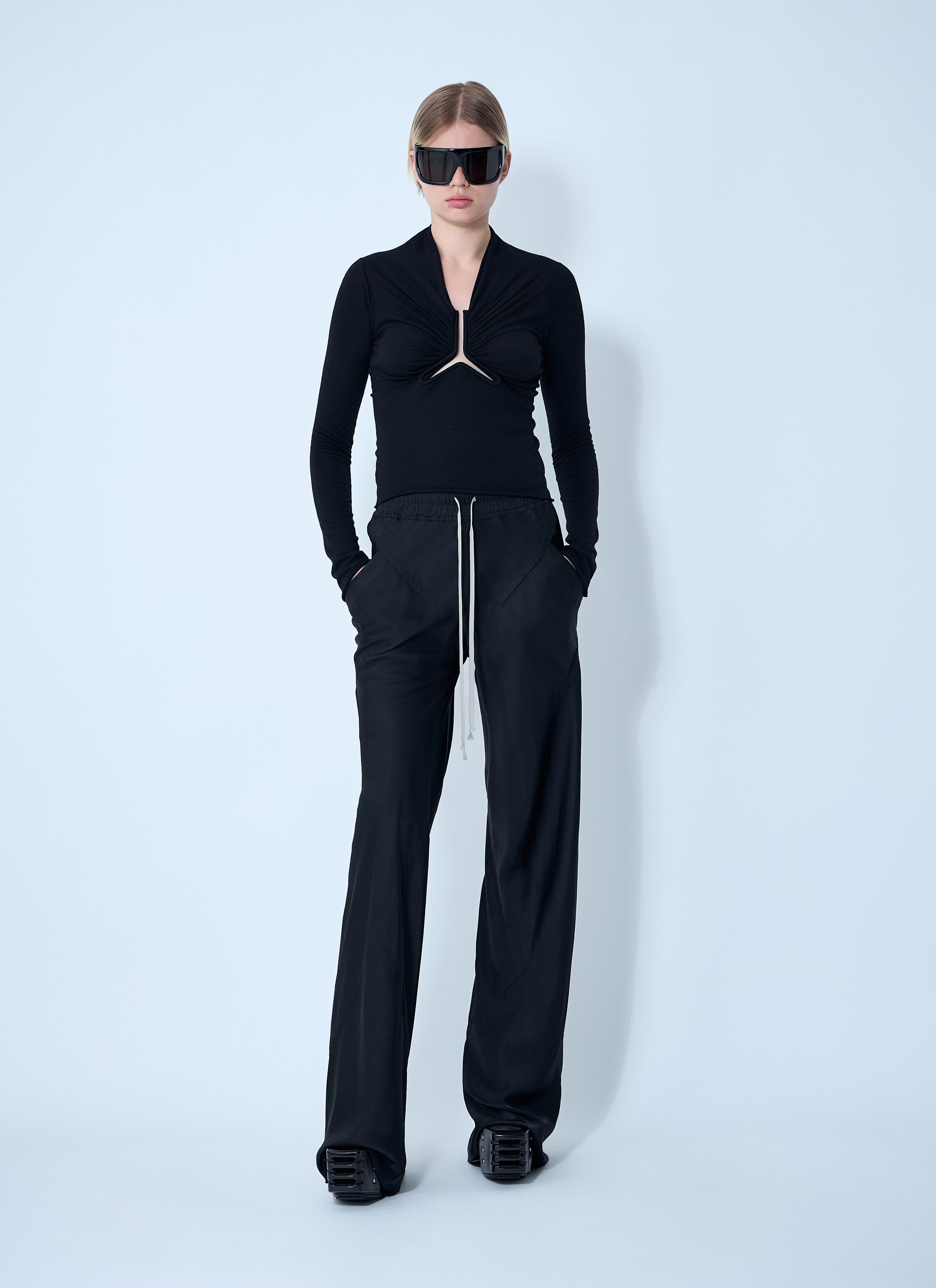 Rick Owens Women Allanah Long Sleeve Top by Luosophy