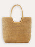 Ring Handle Woven Tote by LINTICO