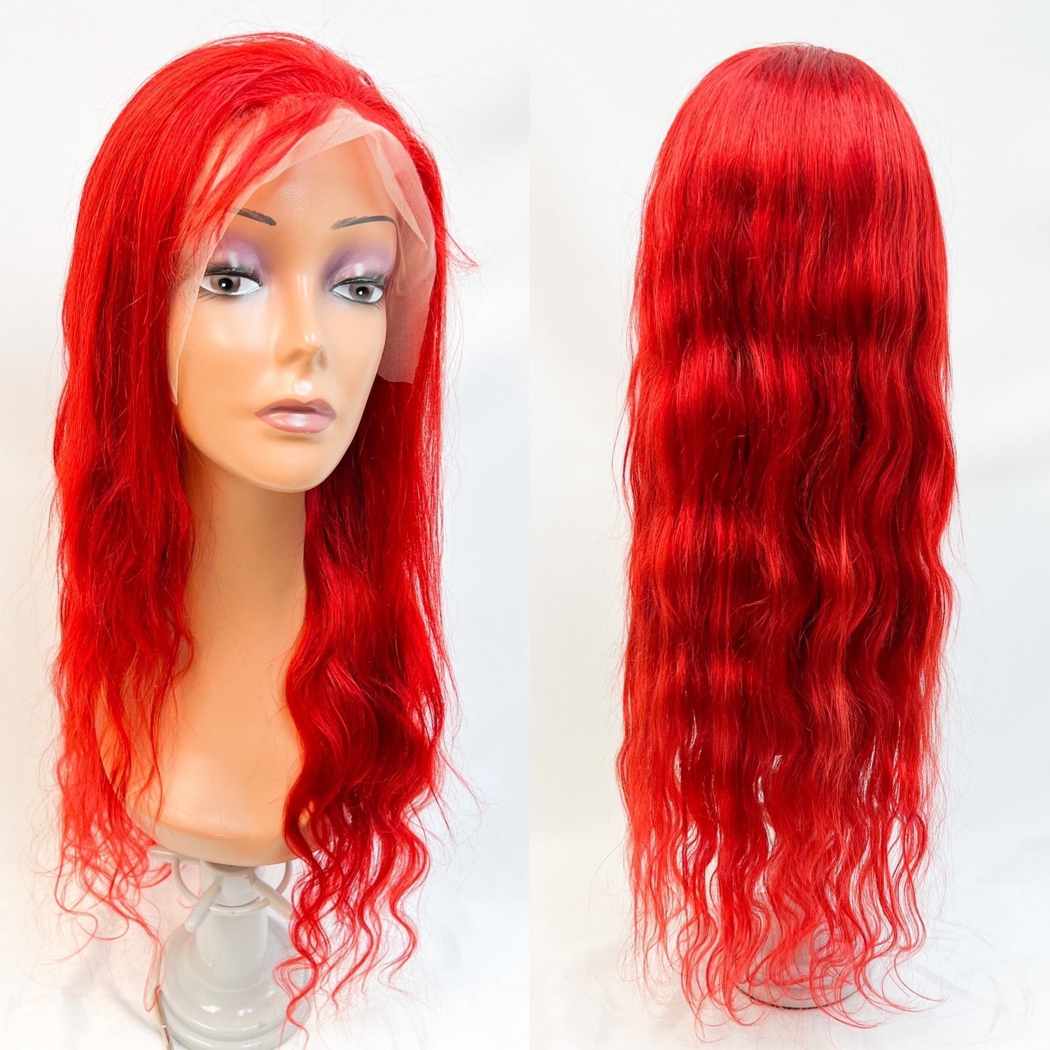 Rio Body Wave Front Lace Wig, Red
