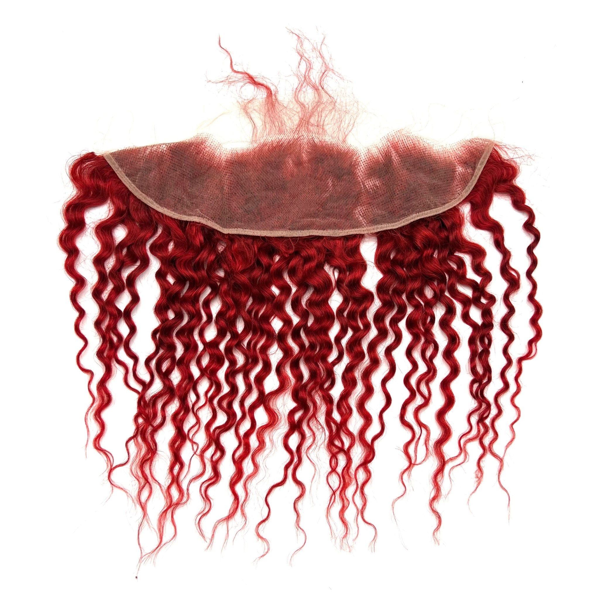 RIO Bohemian Frontal Ear to Ear 13x4, Red