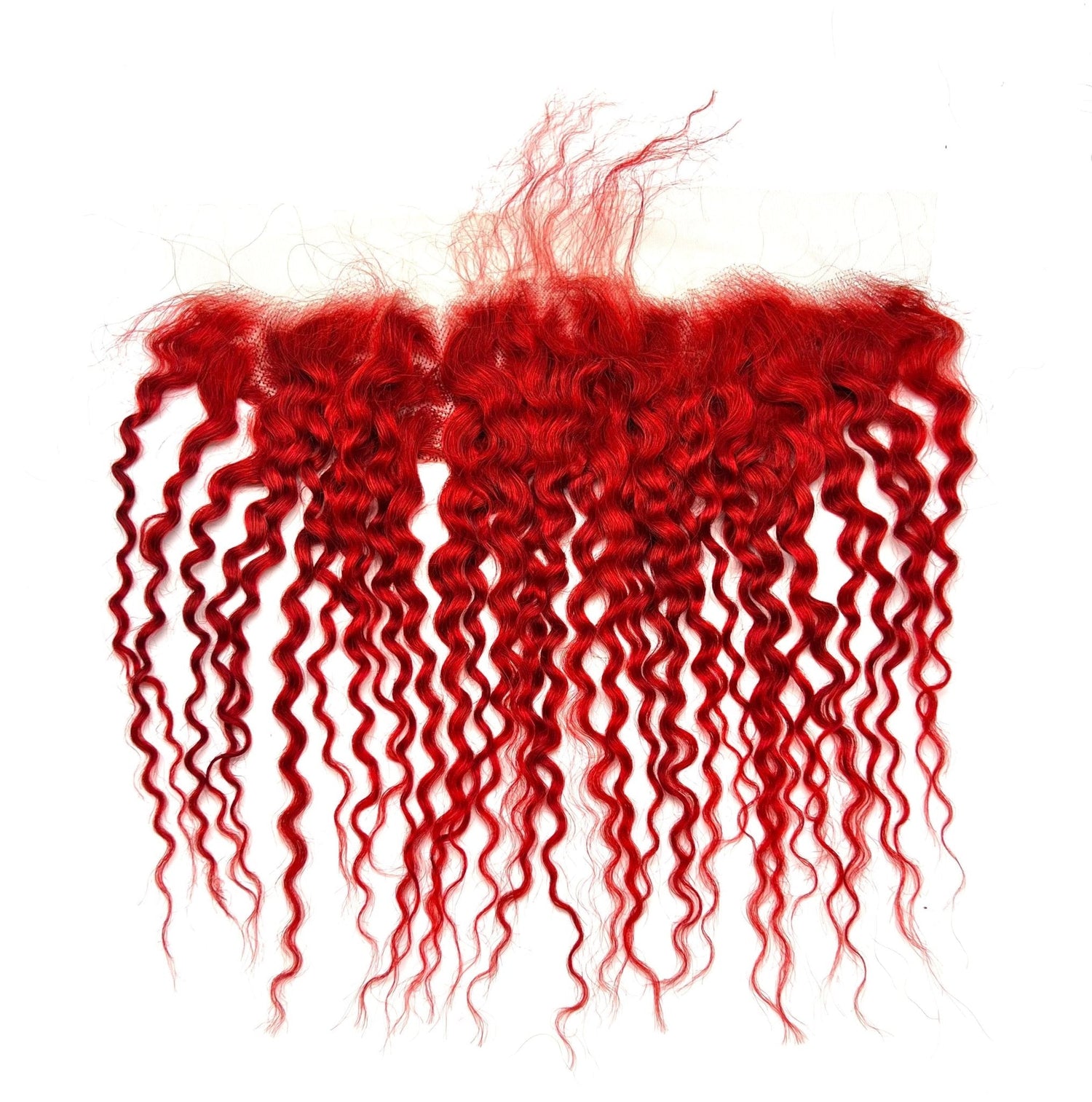 RIO Bohemian Frontal Ear to Ear 13x4, Red