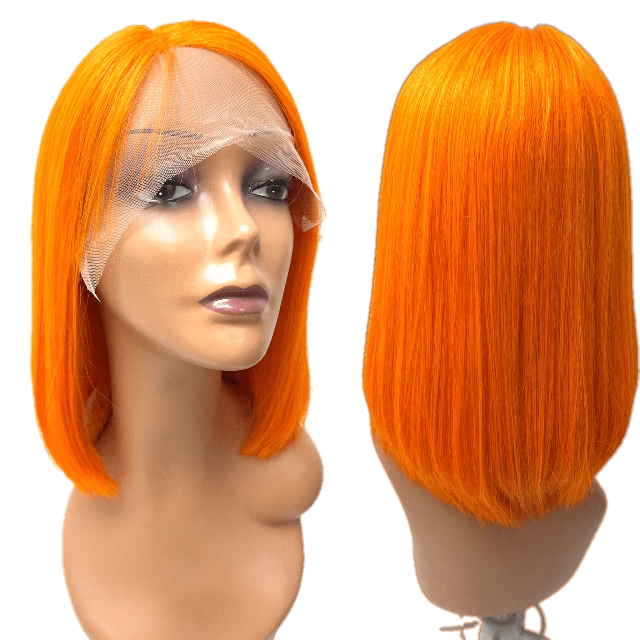 RIO Lace Front U-Part Human Hair Bob Wig, Straight