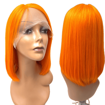 RIO Lace Front U-Part Human Hair Bob Wig, Straight