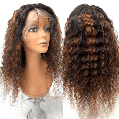 RIO Pineapple Human Hair Front Lace Wig