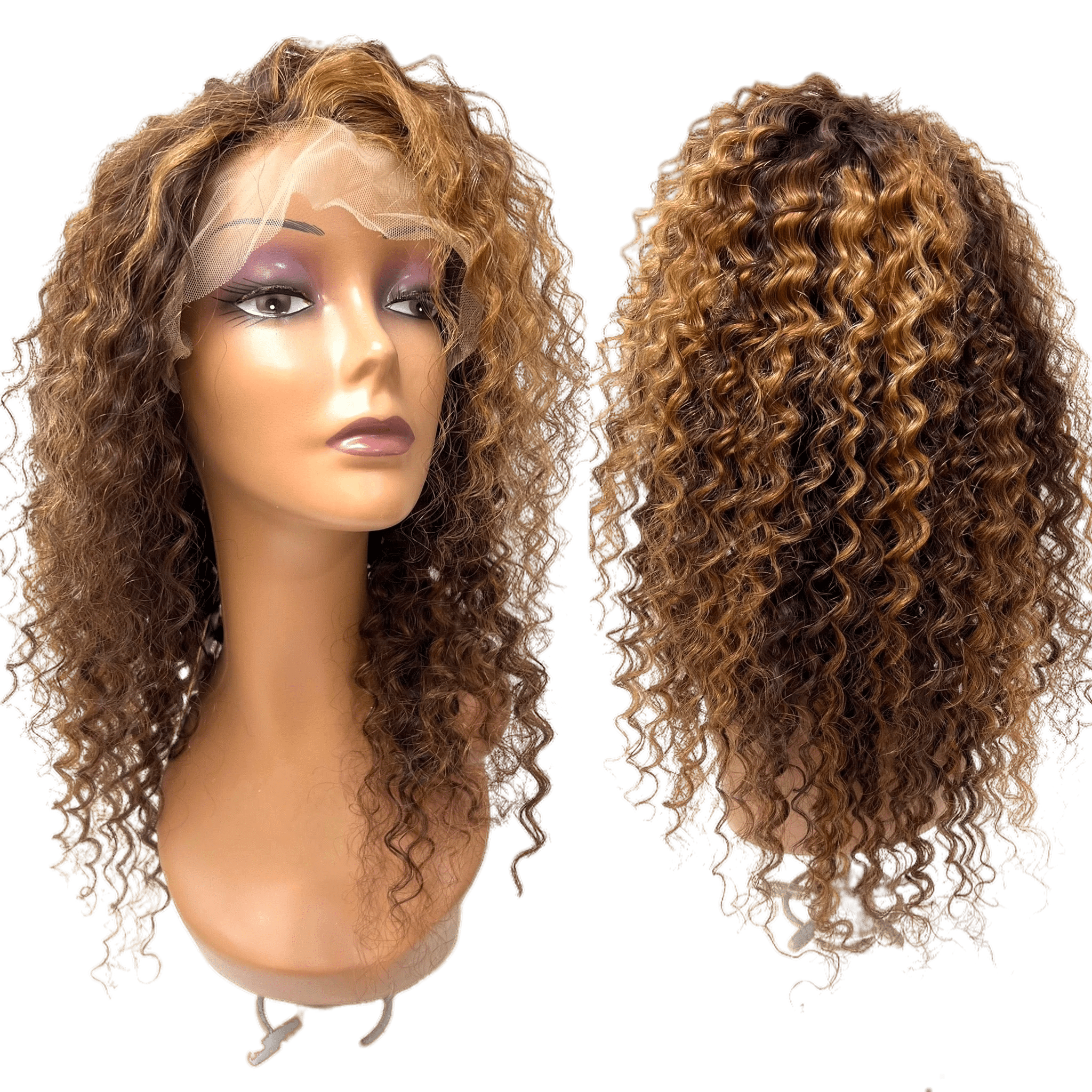 RIO Pineapple Human Hair Front Lace Wig