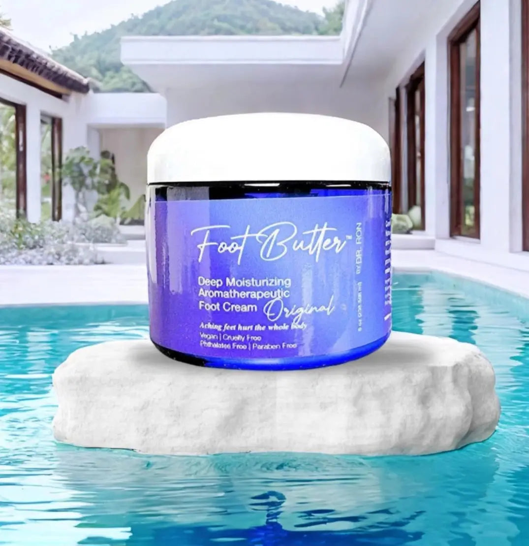 Lavender &amp; Jasmine Foot Butter – Deep Moisturizing Foot Cream for Dry, Tired Feet