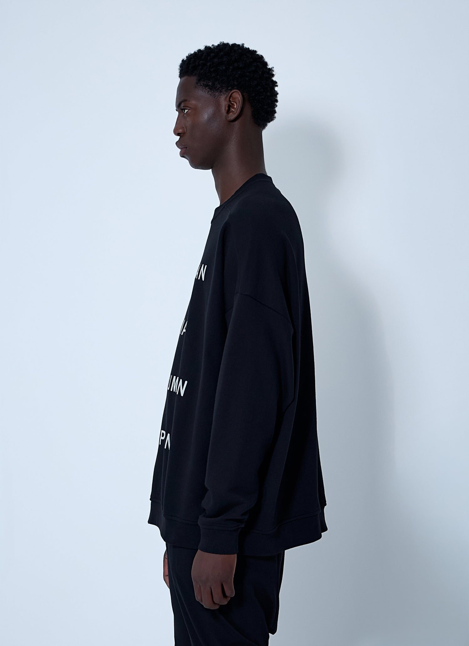 Rick Owens X Champion Men Text Print Sweatshirt by Luosophy
