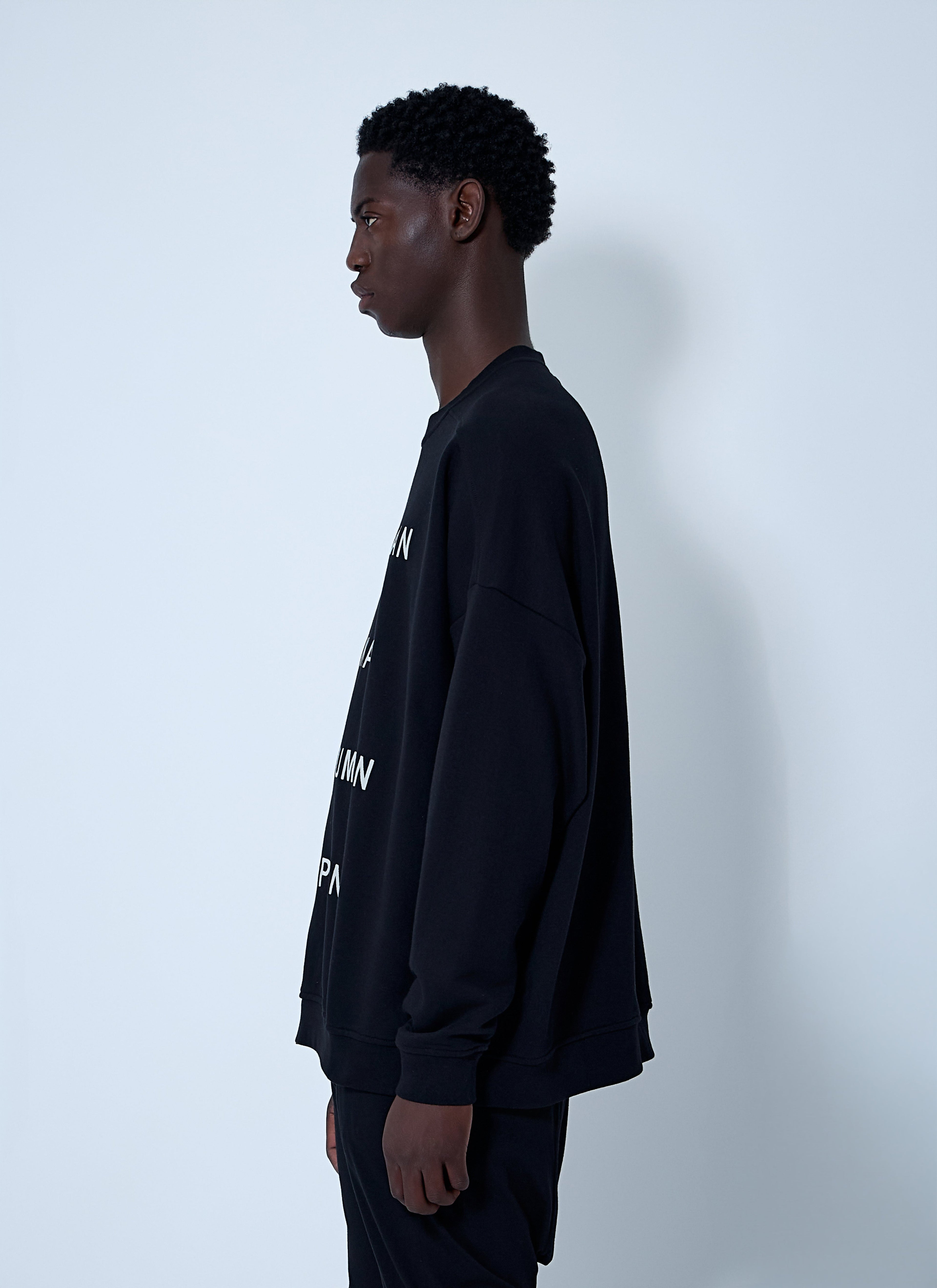 Rick Owens X Champion Men Text Print Sweatshirt by Luosophy