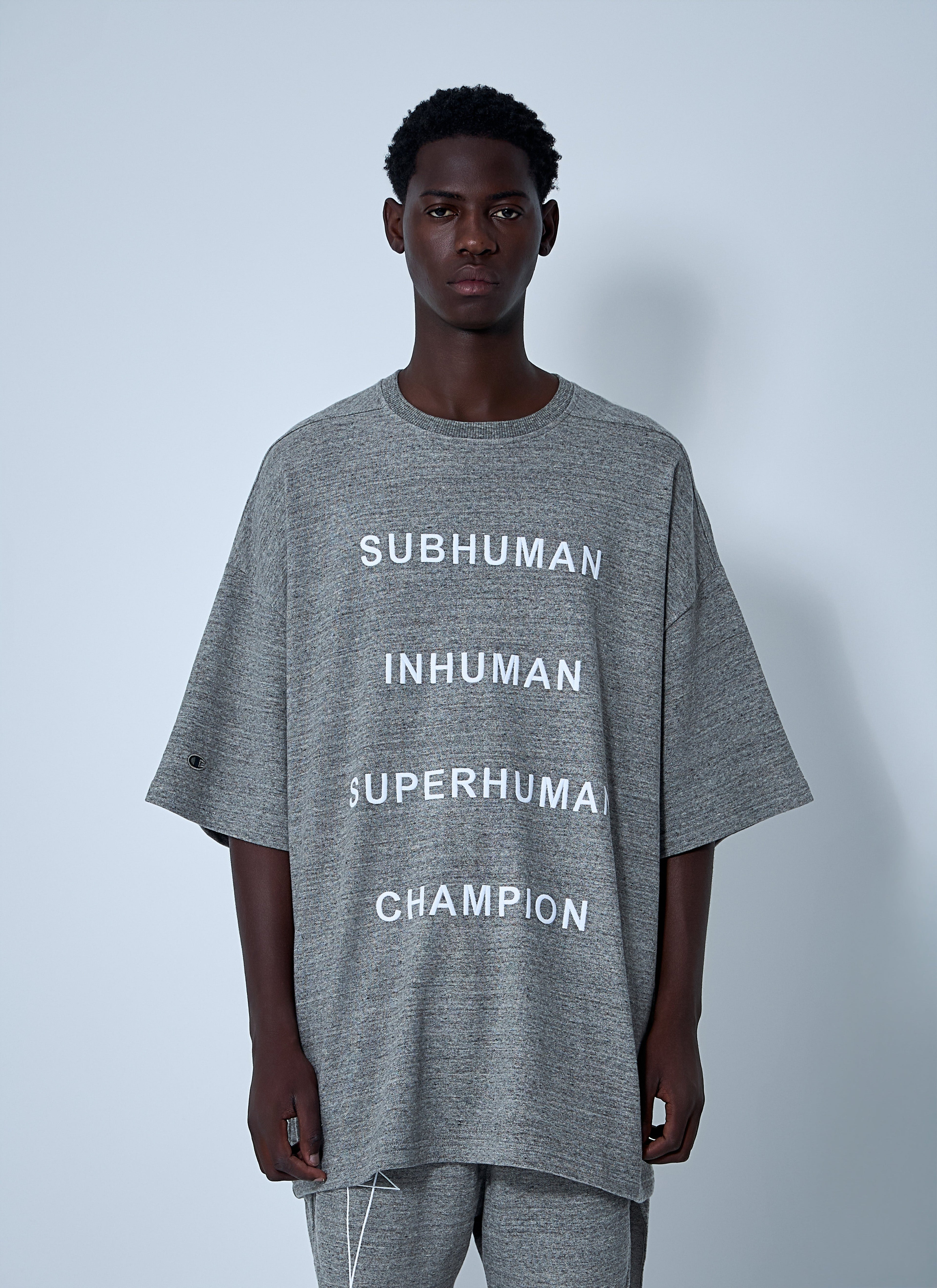 Rick Owens X Champion Men Tommy T-Shirt by Luosophy