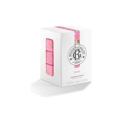 Roger &amp; Gallet Rose Wellbeing Soaps Box of 3x3.5 oz