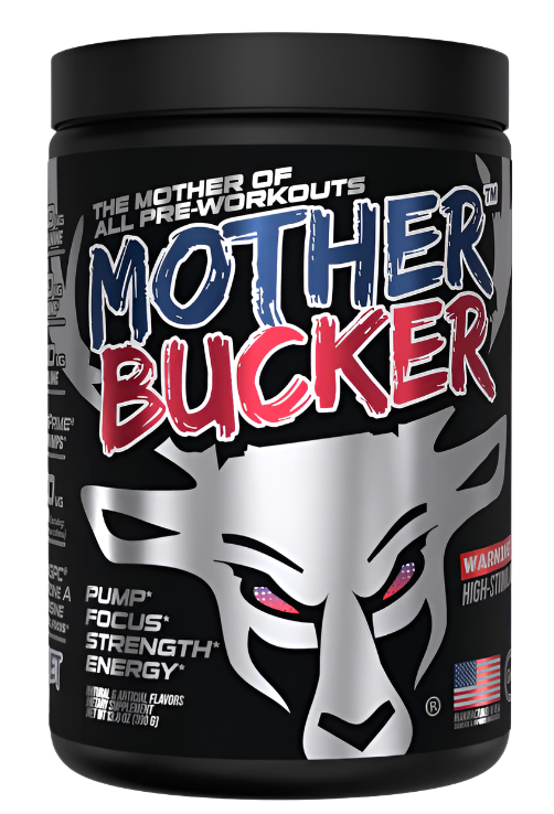 Bucked Up MOTHER BUCKER High-Stimulant Pre-Workout Formula - 20 Servings