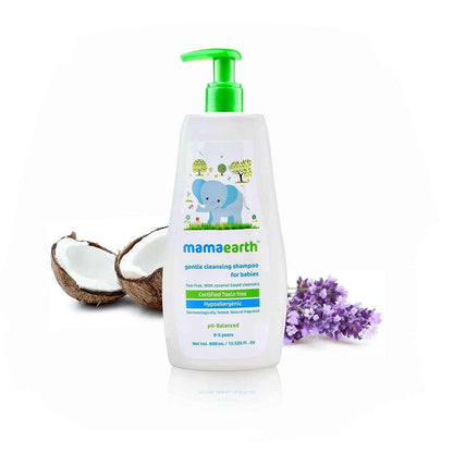 Mamaearth Gentle Cleansing Natural Baby Shampoo &amp; Mamaearth Deeply Nourishing Natural Baby Wash
