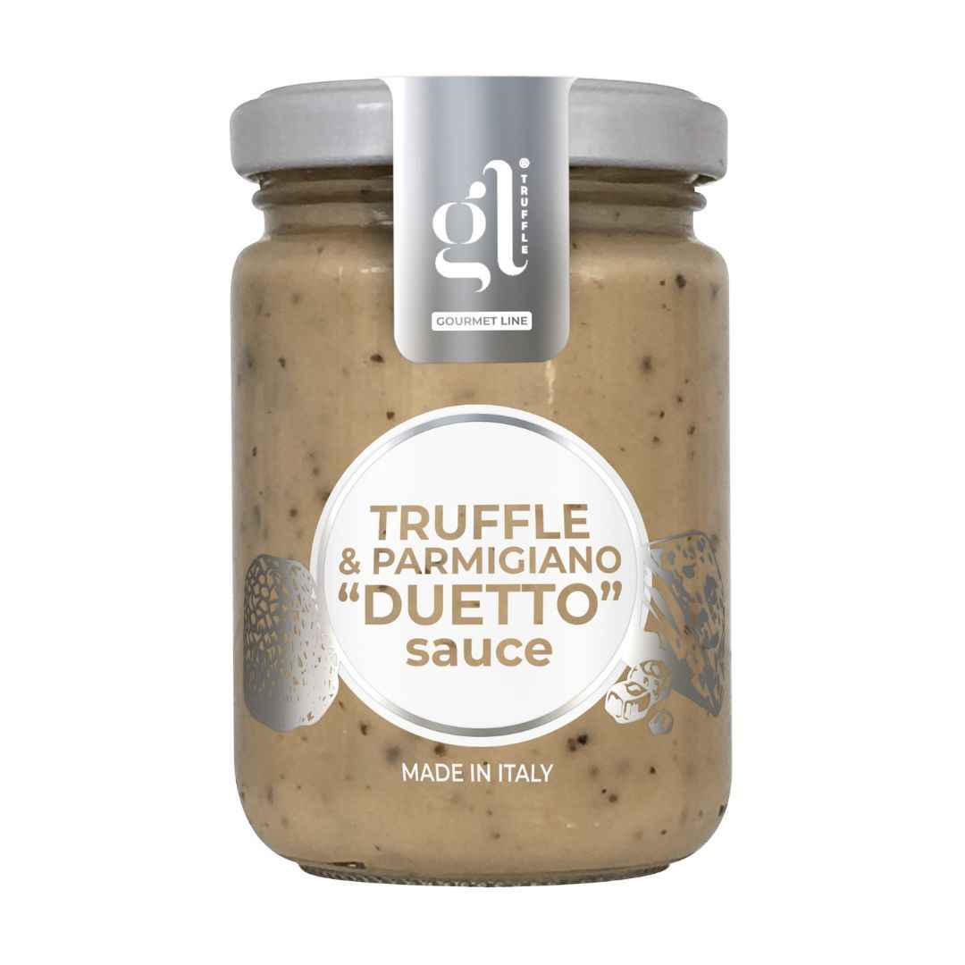 GL Truffle Gourmet, Creamy Truffle &amp; Parmigiano "Duetto" Sauce r , DOP Parmigiano Reggiano 130g  (4.6 oz)