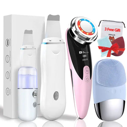 Ultrasonic Skin Scrubber - Deep Pore Cleansing & Exfoliation Device for Clear, Radiant Skin - DestGlow