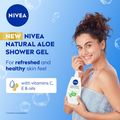 Nivea Natural Aloe Enriched Body Wash