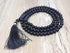 Natural 6mm Black Onyx Mala 108 prayer beads Meditation Necklace  DestGlow