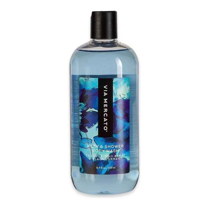 Via Mercato Coconut, Goji Berry &amp; Black Currant Body Wash 16.9 Fl Oz