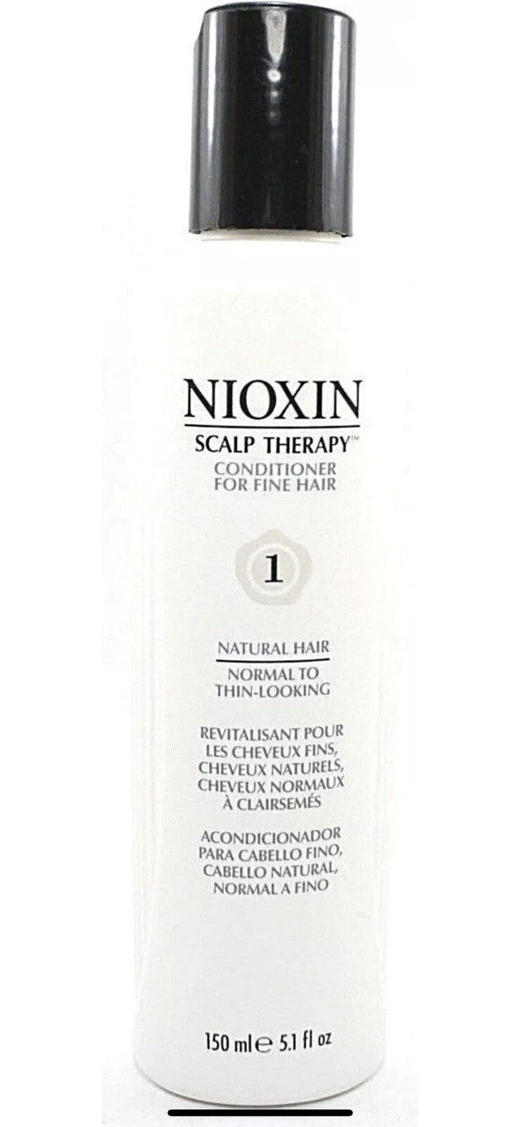 Nioxin System 1 Scalp Therapy for Fine Natural Normal to Thin-Looking Hair, 5.07 oz - DestGlow