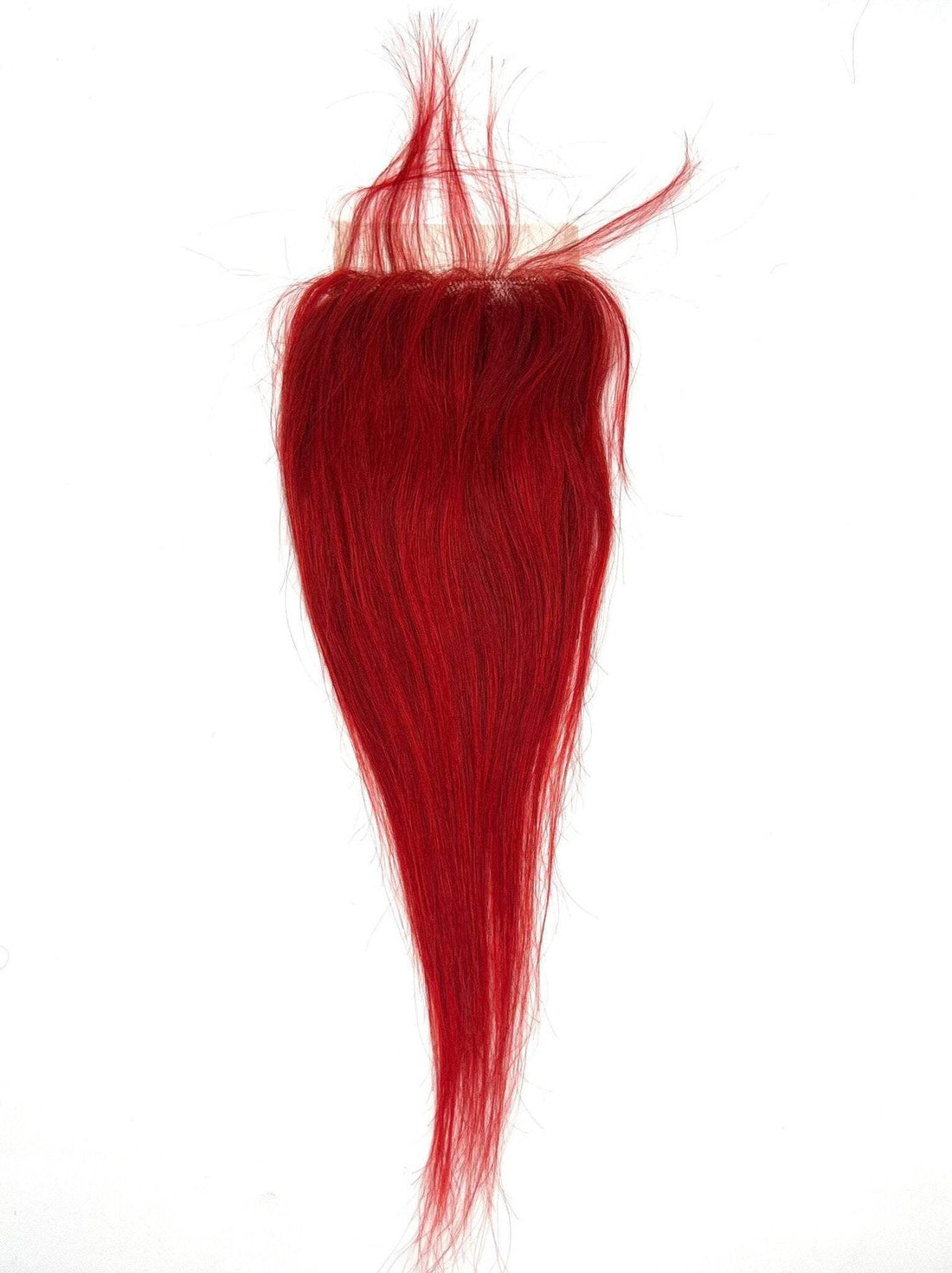 RIO Human Hair 4x4 Straight Closure, Red, 14"  DestGlow