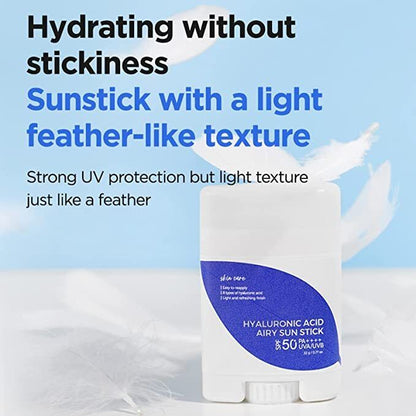 Isntree Hyaluronic Acid Airy Sun Stick SPF 50+ PA++++ by AsiaBeautyMall