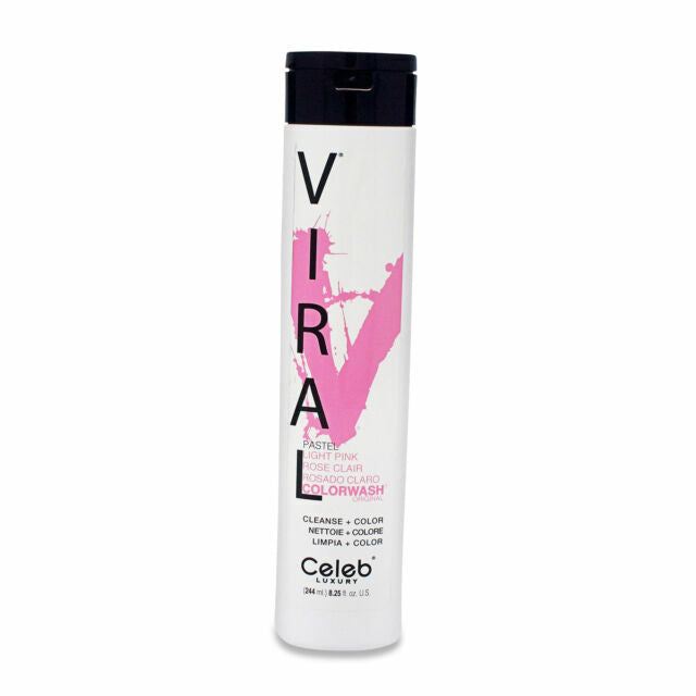 Celeb Luxury Viral Light Pink Colorwash Shampoo, 8.25 oz - DestGlow