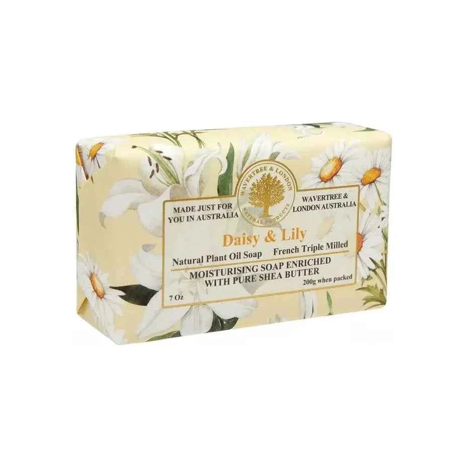 Wavertree &amp; London Daisy &amp; Lily Natural Soap 7 Oz