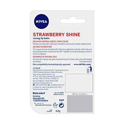 Nivea Strawberry Shine Lip Balm