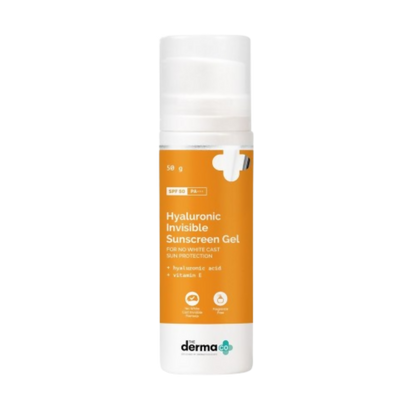The Derma Co Hyaluronic Invisible Sunscreen Gel with Hyaluronic Acid &amp; Vitamin E