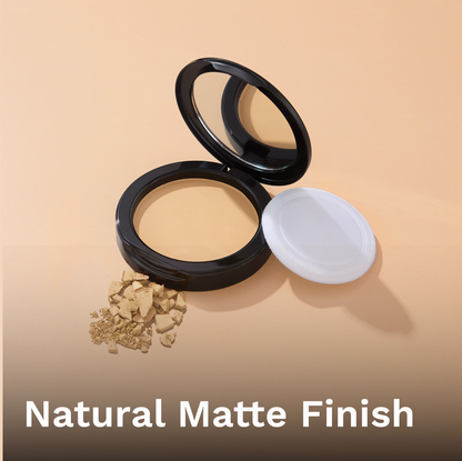 Pilgrim Matte Finish Compact Powder With SPF 25 - Nude-10