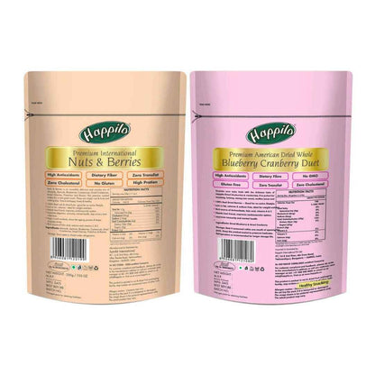Happilo Premium Combo (Nuts &amp; Berries &amp; Blueberry Cranberry Duet)