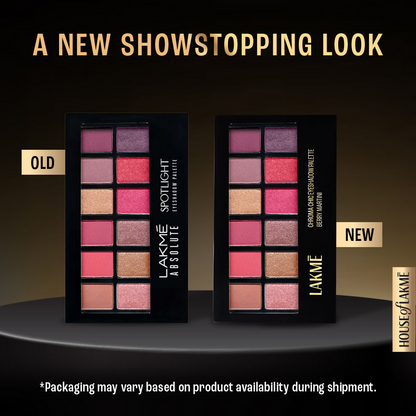 Lakme Glitterati Chroma Chic Eye Shadow Palette - Smokin Glam